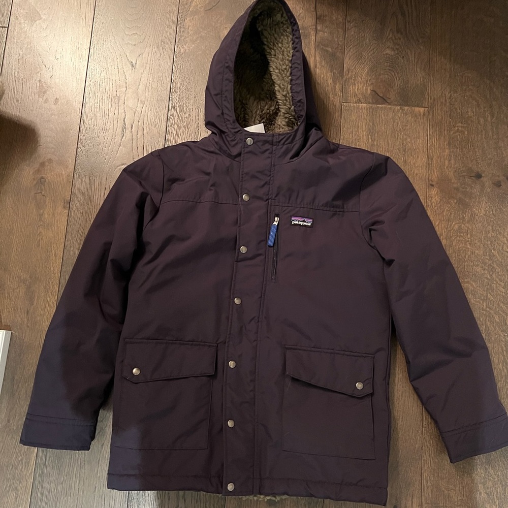Navy Boys Patagonia Coat (12)